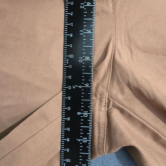 Talbots Women 4 Signature Brown Mid Rise Straight Leg Cropped Pants - Picture 10 of 11